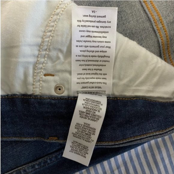 Good American Good Curve Skinny Dark Blue Jeans Plus Size 24 ** - Picture 8 of 11